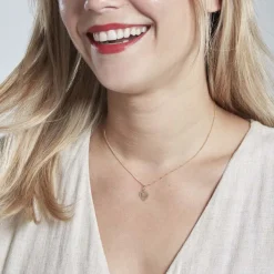 Sale Histoire d'Or Pendentif Eudocie Coeur Lettre Or Jaune