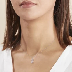 Online Histoire d'Or Pendentif Fatima or blanc