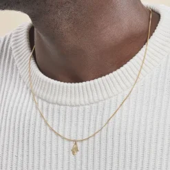 Histoire d'Or Pendentif Fatima or jaune