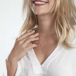 Discount Histoire d'Or Pendentif Gabinia Danseuse Or Jaune