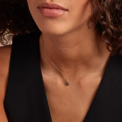 Discount Histoire d'Or Pendentif Gorgel Or Jaune Topaze Oxyde De Zirconium or jaune topaze bleu london