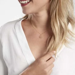 Online Histoire d'Or Pendentif Hadaya Lotus Or Jaune