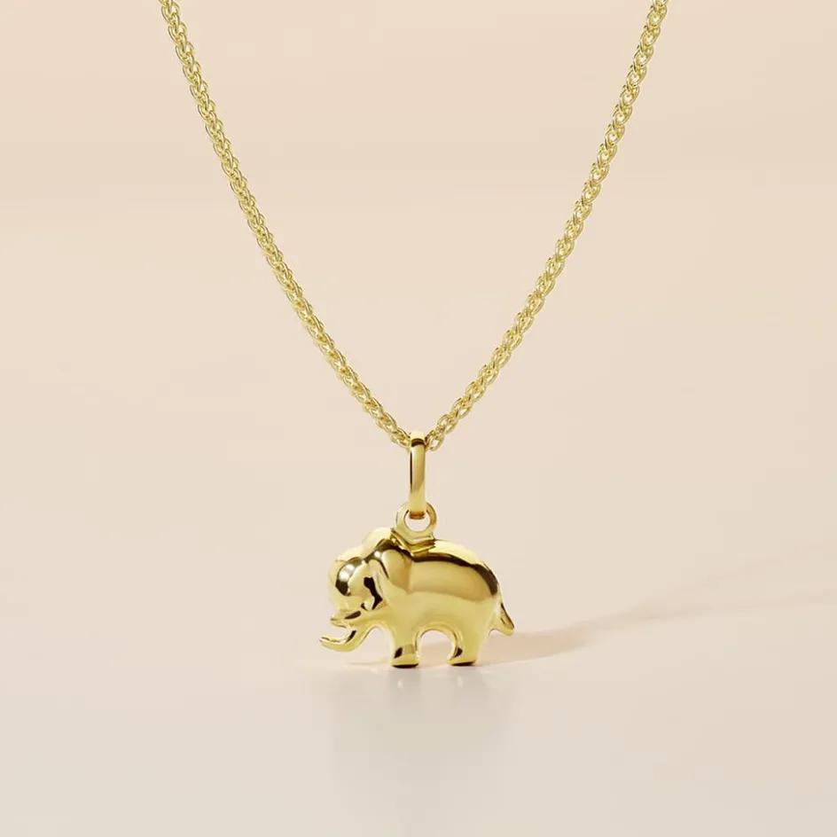 Sale Histoire d'Or Pendentif Haiza Elephant Or Jaune