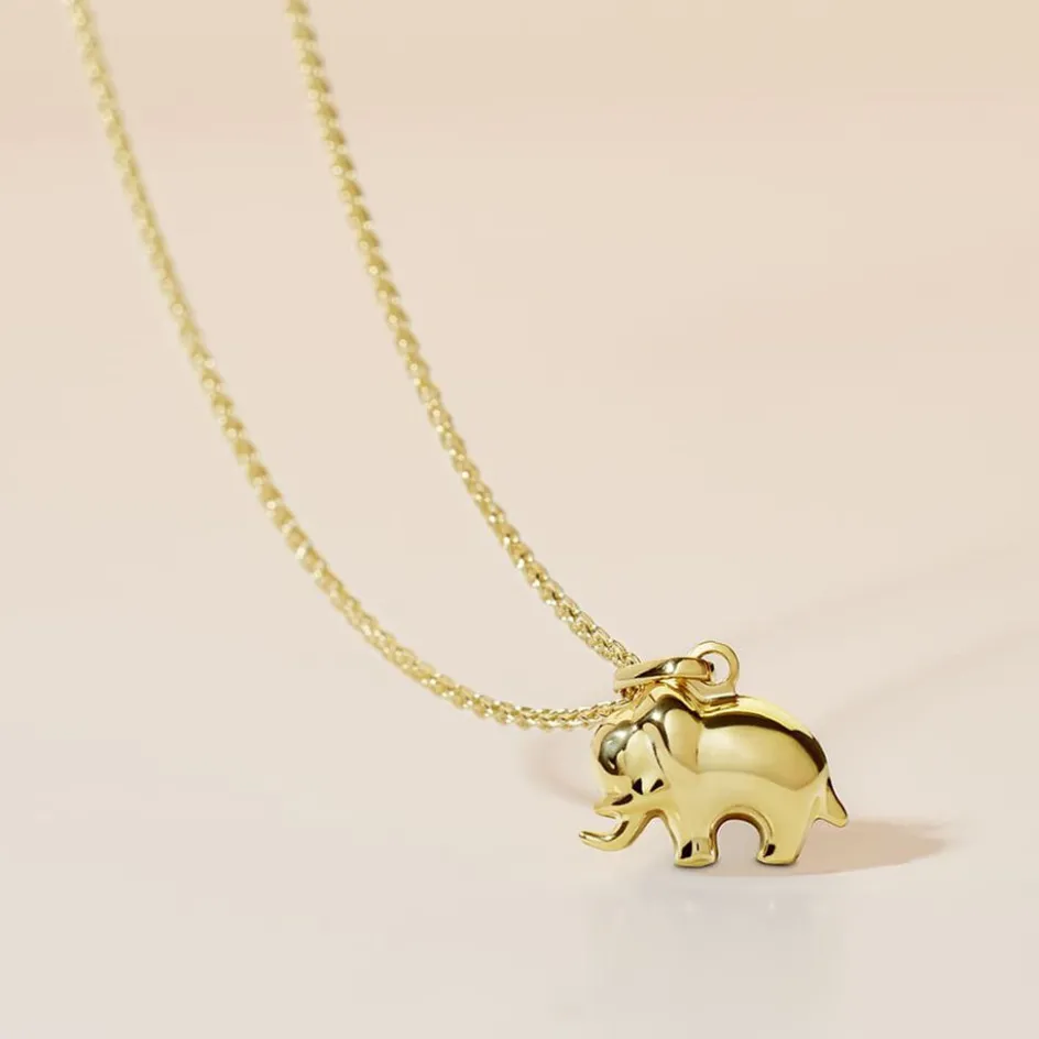 Sale Histoire d'Or Pendentif Haiza Elephant Or Jaune