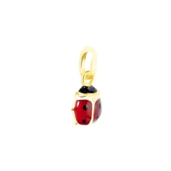 Outlet Histoire d'Or Pendentif Helidie Coccinelle Or Jaune