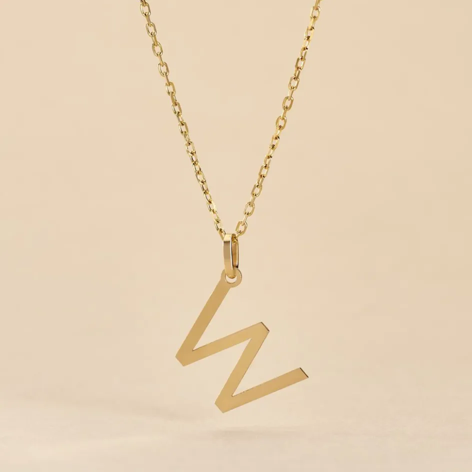 Best Histoire d'Or Pendentif Ionia Lettre or jaune