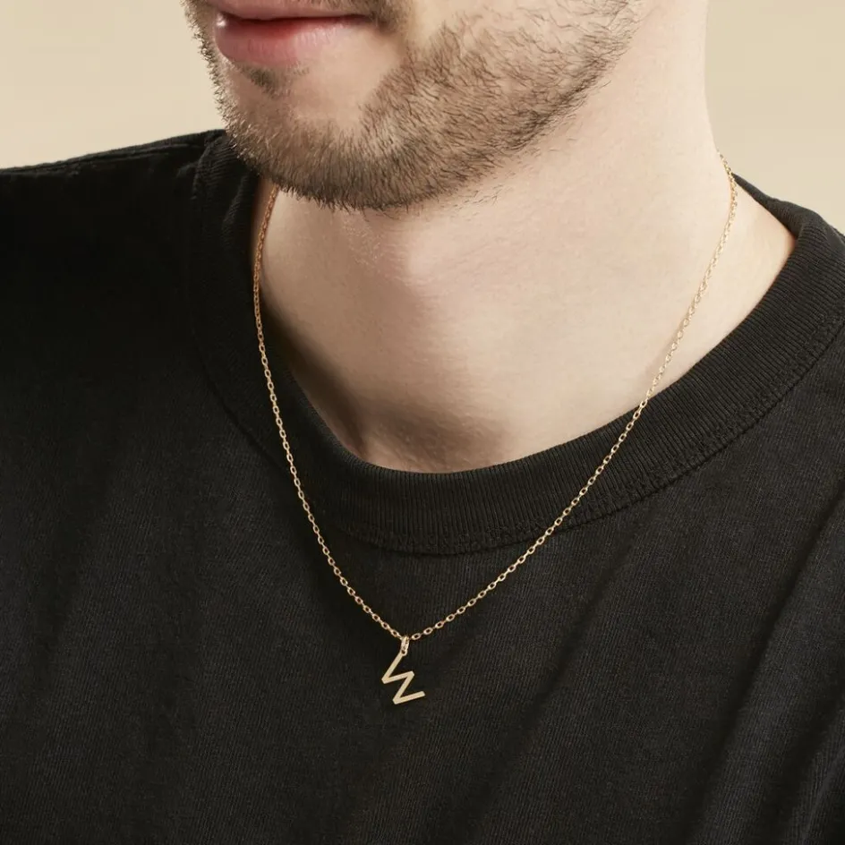 Best Histoire d'Or Pendentif Ionia Lettre or jaune