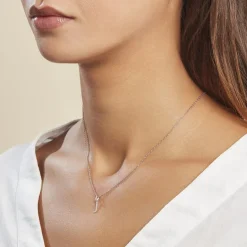 Best Histoire d'Or Pendentif Ionia Lettre or blanc