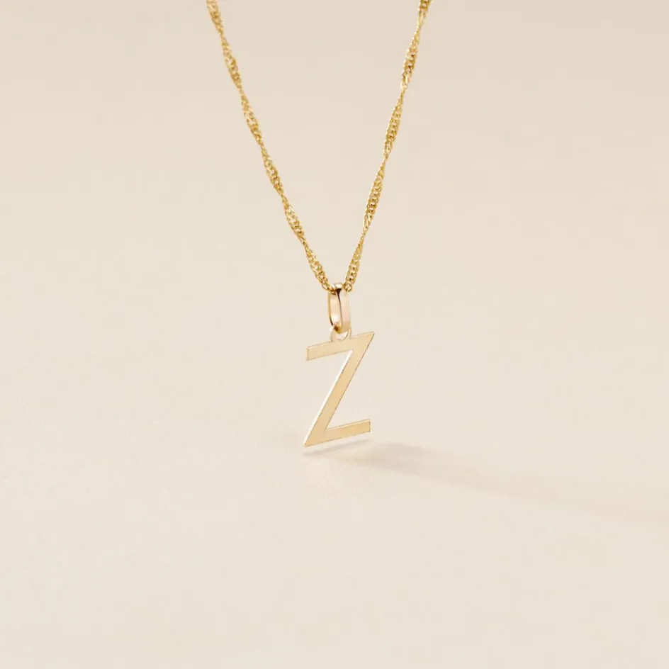 Best Histoire d'Or Pendentif Ionia Lettre or jaune