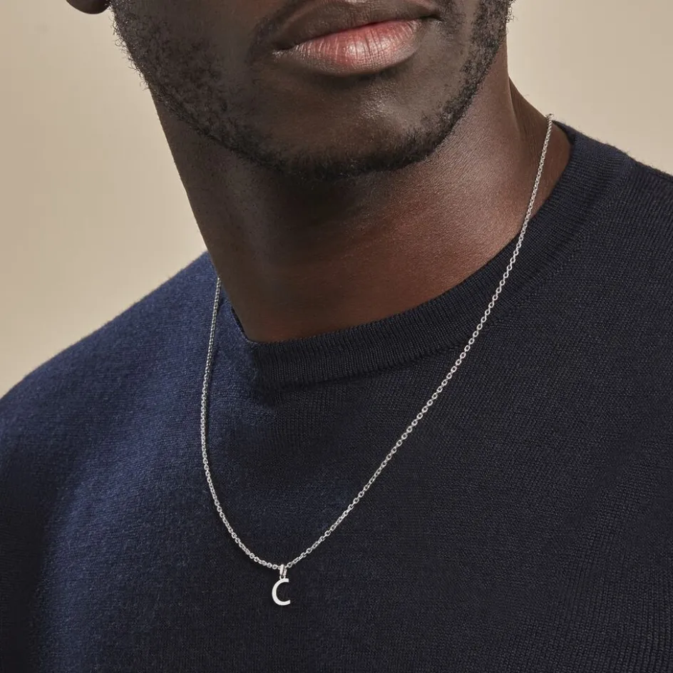 Best Histoire d'Or Pendentif Ionia Lettre or blanc