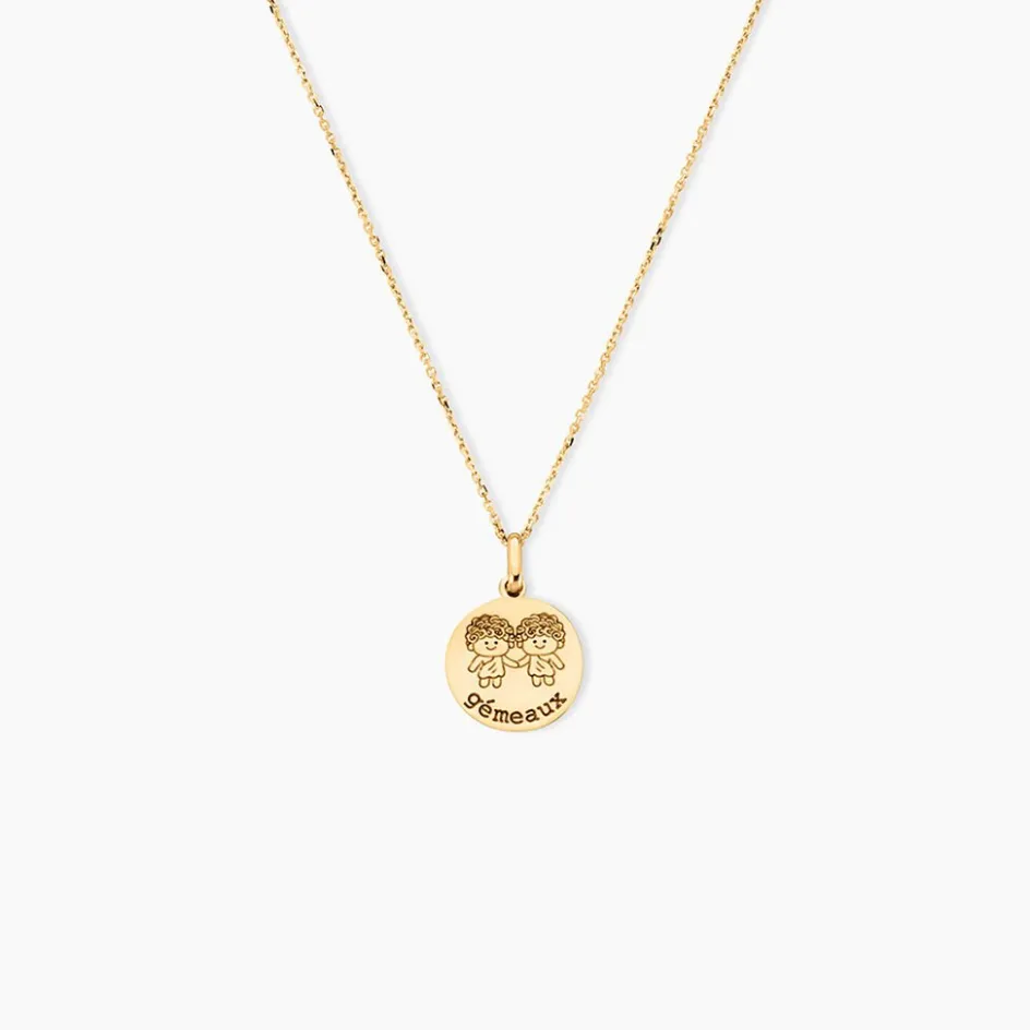 Outlet Histoire d'Or Pendentif Jannila Zodiaque Or Jaune