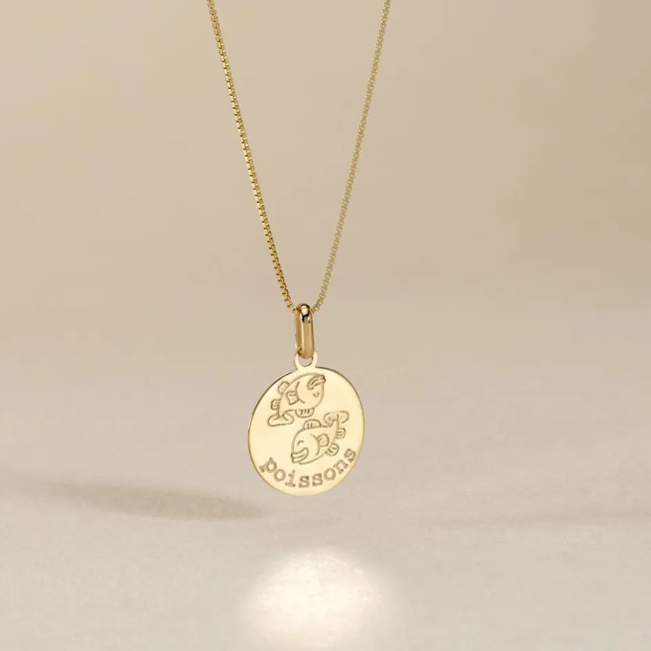 Outlet Histoire d'Or Pendentif Jannila Zodiaque Or Jaune