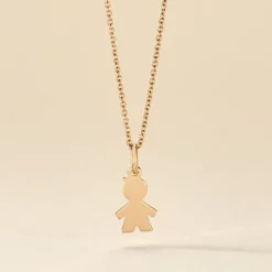 Clearance Histoire d'Or Pendentif Kids Plaque Or Doré plaque or jaune