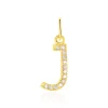 Best Histoire d'Or Pendentif Klementine Lettre J Or Jaune Oxyde