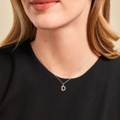 Outlet Histoire d'Or Pendentif Lettre K Or Jaune Oxyde