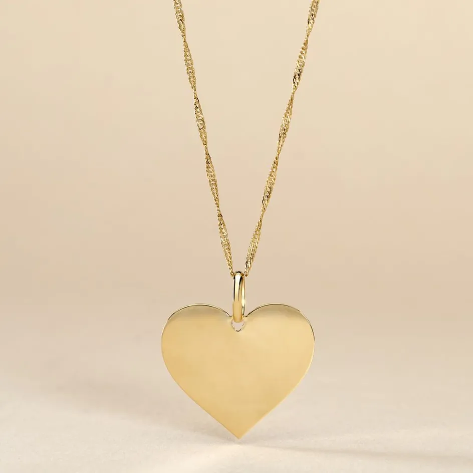 Hot Histoire d'Or Pendentif Lisa or jaune