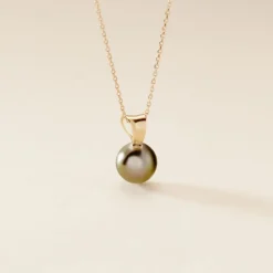 Sale Histoire d'Or Pendentif Louizon Or Jaune Perle De Culture De Tahiti