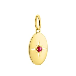 Hot Histoire d'Or Pendentif Melchior or jaune rubis
