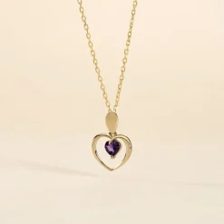 Histoire d'Or Pendentif Or Jaune Gurvan Amethyste* Pendentifs|Pendentifs