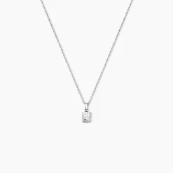 Outlet Histoire d'Or Pendentif Solitaire Aphrodite or blanc diamant