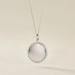 New Histoire d'Or Pendentif Sunny argent blanc