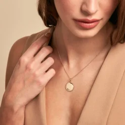 Histoire d'Or Pendentif Sunny Plaque Or Doré* Bijoux Personnalisés|Pendentifs