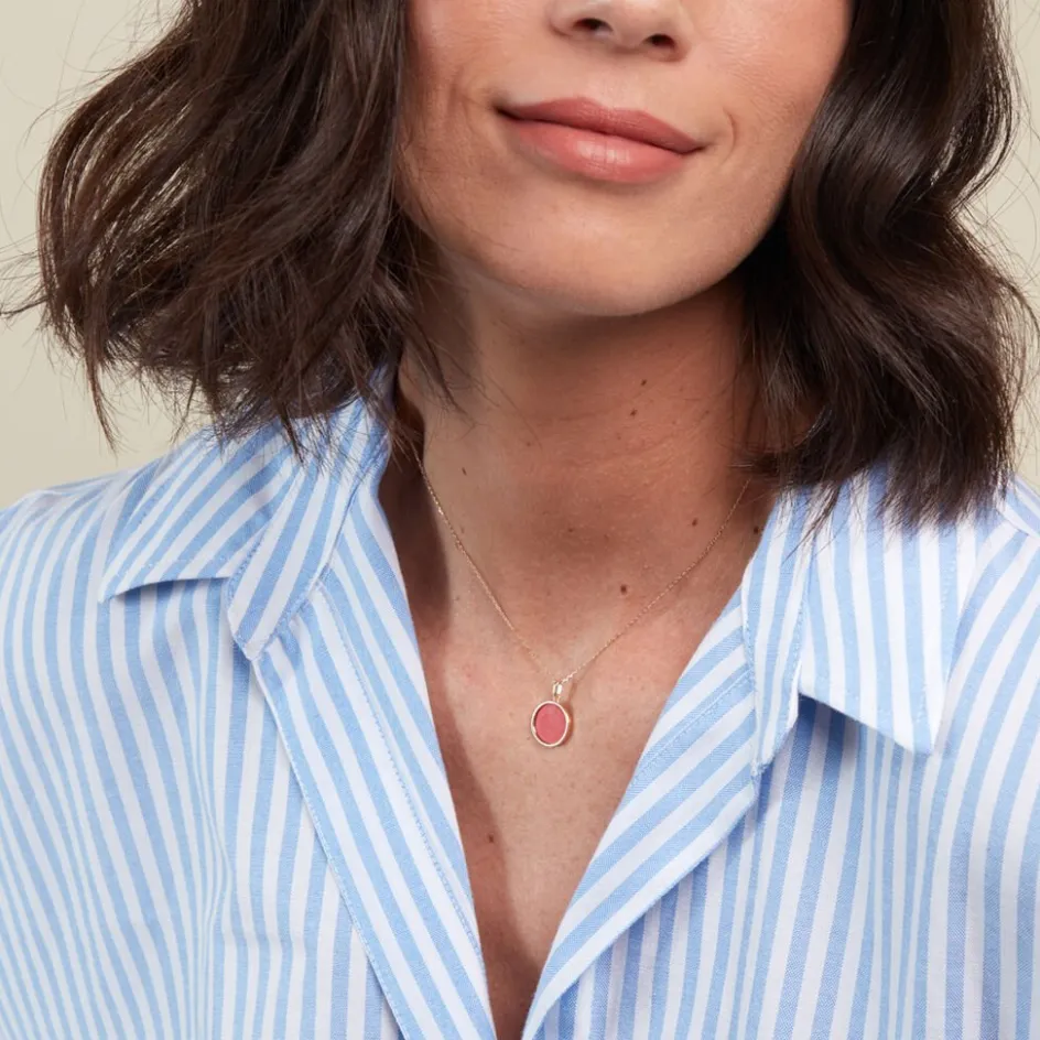 Outlet Histoire d'Or Pendentif Ultane Or Jaune Corail or jaune corail corail