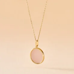 Histoire d'Or Pendentif Ultane Or Jaune Calcédoine* Pendentifs|Pendentifs