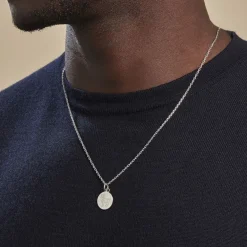 Sale Histoire d'Or Pendentif Zodiaque Rond Argent Blanc