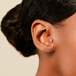 Online Histoire d'Or Piercing Claudelle Argent Blanc Oxyde De Zirconium