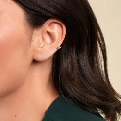 Best Histoire d'Or Piercing D'oreille Unitaire Argent Galihya Oxydes De Zirconium