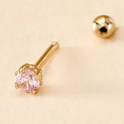 Outlet Histoire d'Or Piercing Joanina Or Jaune Oxyde De Zirconium or jaune oxyde rose
