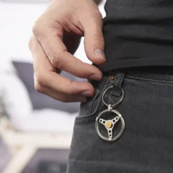 JOURDAN Porte Clefs Mariemeae Acier Bicolore* Autres Bijoux