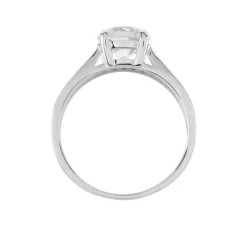 Clearance Histoire d'Or Solitaire Aarone Or Blanc Oxyde